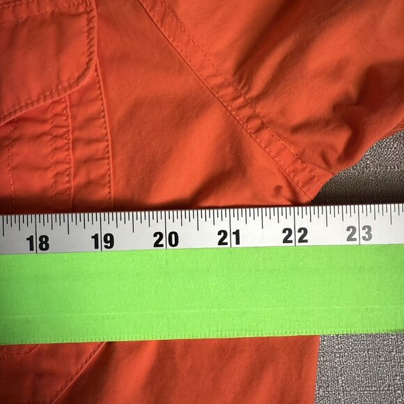 Polo Ralph Lauren Full Zip Oiled Cloth Orange Hooded Sport Jacket Medium Utility - Picture 15 of 16